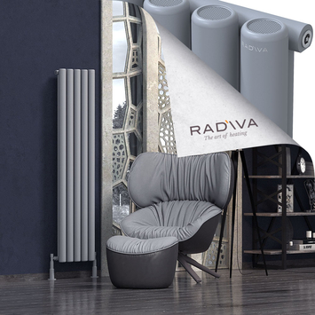 Radiva - Mati Radiateur En Aluminium 1600x366 Gris