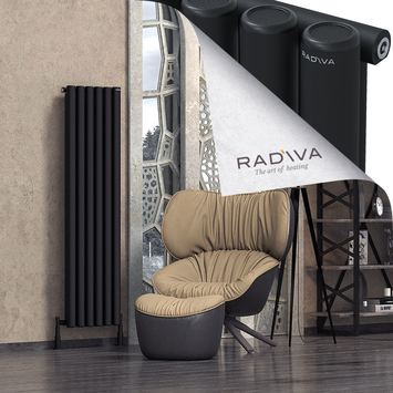 Radiva - Mati Radiateur En Aluminium 1600x440 Noir