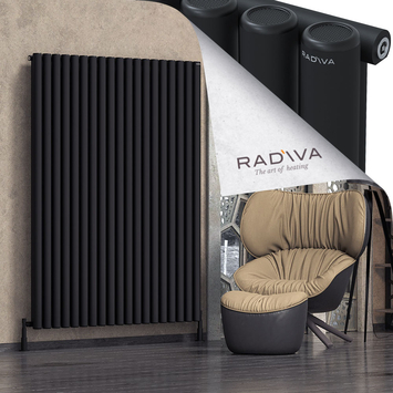 Radiva - Mati Radiateur En Aluminium 1800x1402 Noir