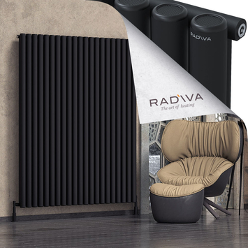 Radiva - Mati Radiateur En Aluminium 1800x1550 Noir