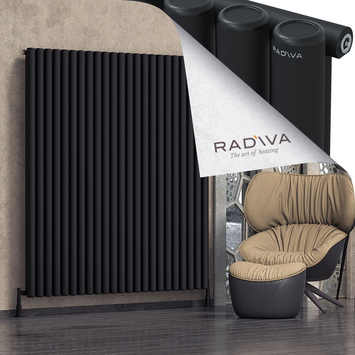 Radiva - Mati Radiateur En Aluminium 1800x1698 Noir