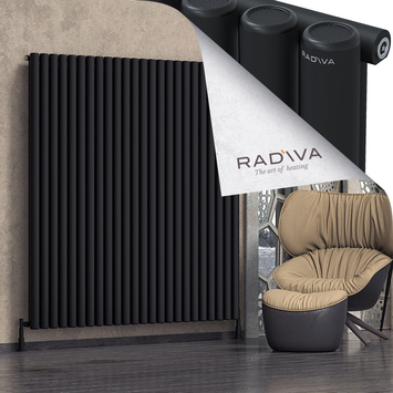 Radiva - Mati Radiateur En Aluminium 1800x1772 Noir