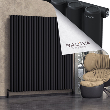 Radiva - Mati Radiateur En Aluminium 1800x1920 Noir