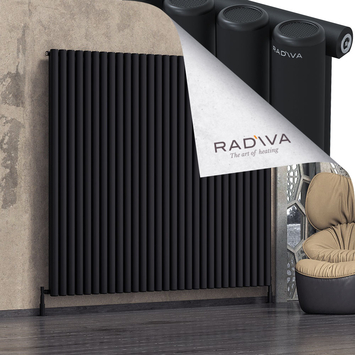 Radiva - Mati Radiateur En Aluminium 1800x2142 Noir