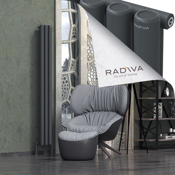 Radiva - Mati Radiateur En Aluminium 1800x218 Anthracite Foncé