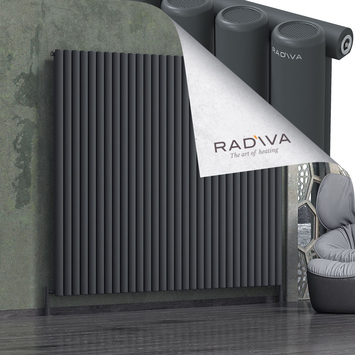 Radiva - Mati Radiateur En Aluminium 1800x2216 Anthracite Foncé