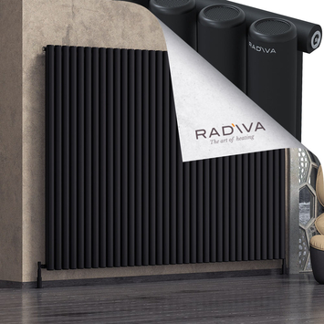 Radiva - Mati Radiateur En Aluminium 1800x2586 Noir
