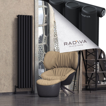 Radiva - Mati Radiateur En Aluminium 1800x440 Noir