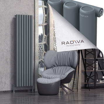 Mati Radiateur En Aluminium 1800x514 Anthracite - Thumbnail