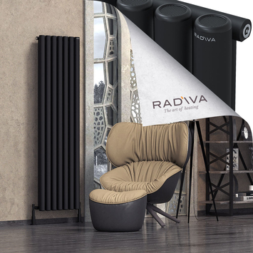 Mati Radiateur En Aluminium 1800x514 Noir - Thumbnail