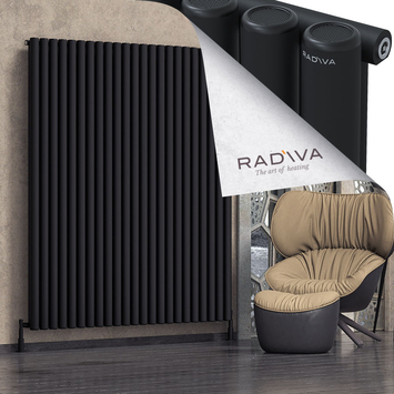 Radiva - Mati Radiateur En Aluminium 1900x1698 Noir