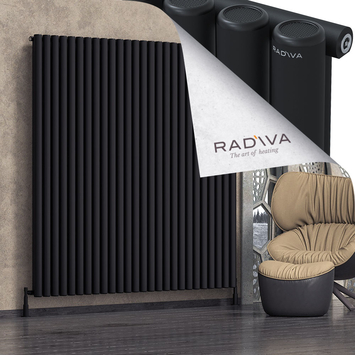 Radiva - Mati Radiateur En Aluminium 1900x1920 Noir