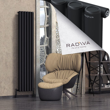 Radiva - Mati Radiateur En Aluminium 1900x440 Noir