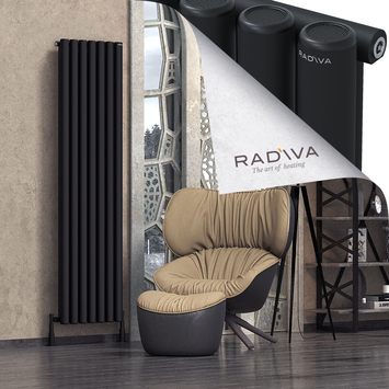 Radiva - Mati Radiateur En Aluminium 1900x514 Noir