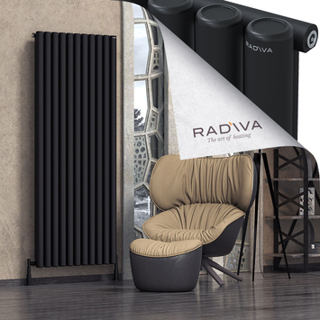Radiva - Mati Radiateur En Aluminium 1900x810 Noir
