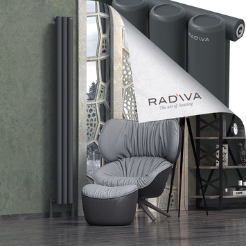 Radiva - Mati Radiateur En Aluminium 2000x218 Anthracite Foncé