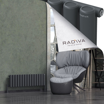 Radiva - Mati Radiateur En Aluminium 300x1106 Anthracite Foncé