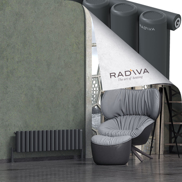 Radiva - Mati Radiateur En Aluminium 300x1180 Anthracite Foncé