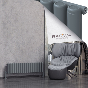Radiva - Mati Radiateur En Aluminium 300x1328 Anthracite