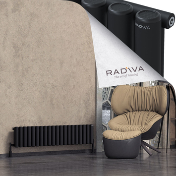 Radiva - Mati Radiateur En Aluminium 300x1476 Noir