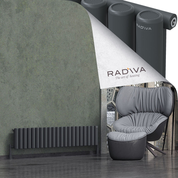 Radiva - Mati Radiateur En Aluminium 300x1550 Anthracite Foncé