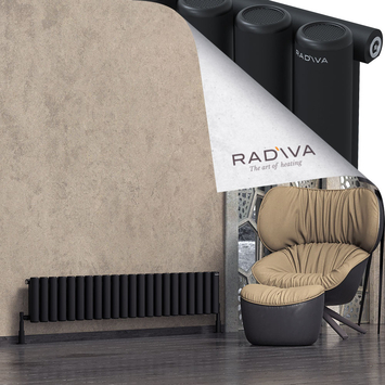 Radiva - Mati Radiateur En Aluminium 300x1624 Noir