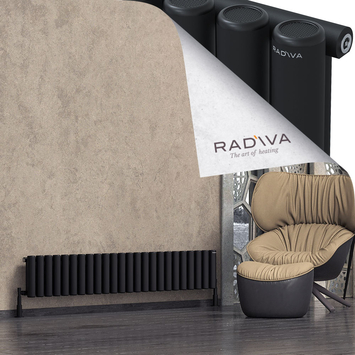 Radiva - Mati Radiateur En Aluminium 300x1772 Noir