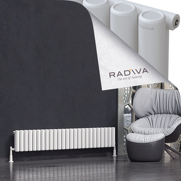 Radiva - Mati Radiateur En Aluminium 300x1846 Blanc
