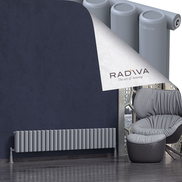 Radiva - Mati Radiateur En Aluminium 300x1846 Gris
