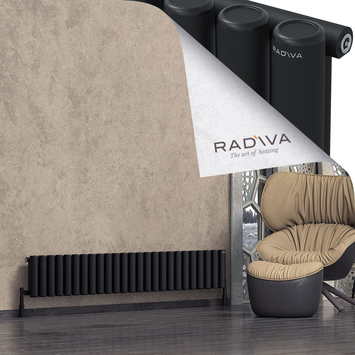 Radiva - Mati Radiateur En Aluminium 300x1846 Noir