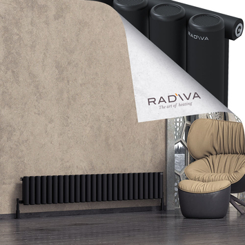Radiva - Mati Radiateur En Aluminium 300x1920 Noir