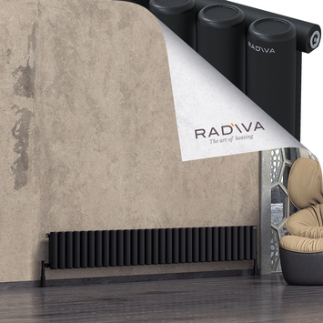 Radiva - Mati Radiateur En Aluminium 300x2216 Noir