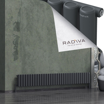Radiva - Mati Radiateur En Aluminium 300x2438 Anthracite Foncé