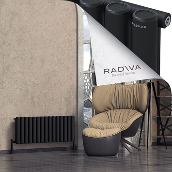 Radiva - Mati Radiateur En Aluminium 400x1106 Noir