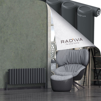 Radiva - Mati Radiateur En Aluminium 400x1180 Anthracite Foncé