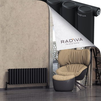 Radiva - Mati Radiateur En Aluminium 400x1254 Noir