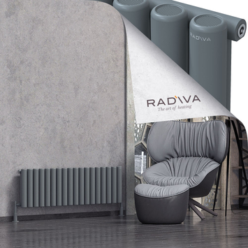 Radiva - Mati Radiateur En Aluminium 400x1328 Anthracite