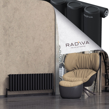 Radiva - Mati Radiateur En Aluminium 400x1328 Noir