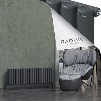Radiva - Mati Radiateur En Aluminium 400x1476 Anthracite Foncé