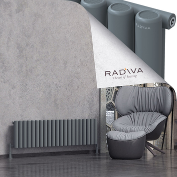 Radiva - Mati Radiateur En Aluminium 400x1550 Anthracite