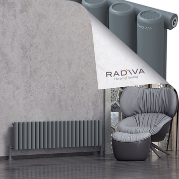 Radiva - Mati Radiateur En Aluminium 400x1624 Anthracite