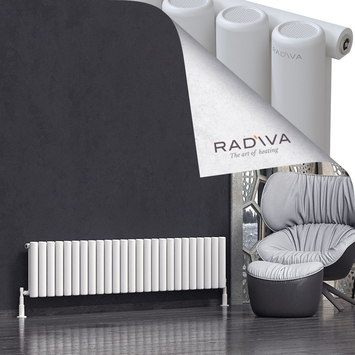 Radiva - Mati Radiateur En Aluminium 400x1846 Blanc