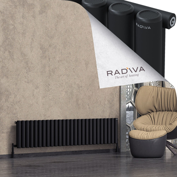Radiva - Mati Radiateur En Aluminium 400x1920 Noir