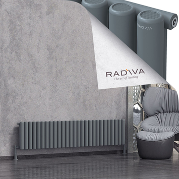 Radiva - Mati Radiateur En Aluminium 400x1994 Anthracite