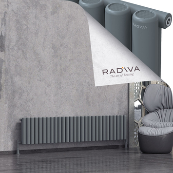 Radiva - Mati Radiateur En Aluminium 400x2068 Anthracite