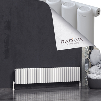 Radiva - Mati Radiateur En Aluminium 400x2216 Blanc