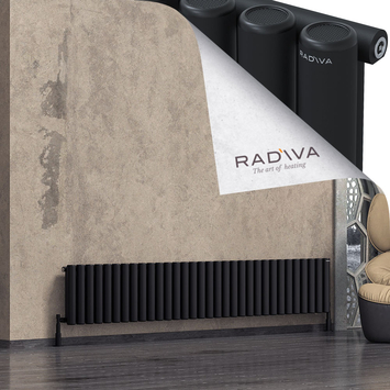 Radiva - Mati Radiateur En Aluminium 400x2364 Noir