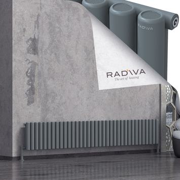 Radiva - Mati Radiateur En Aluminium 400x2586 Anthracite