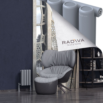 Radiva - Mati Radiateur En Aluminium 400x292 Gris
