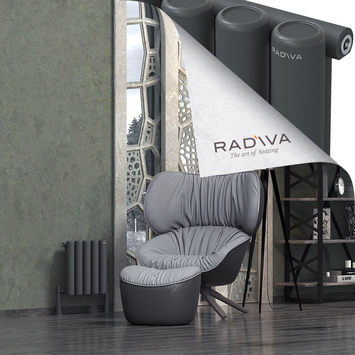 Radiva - Mati Radiateur En Aluminium 400x366 Anthracite Foncé